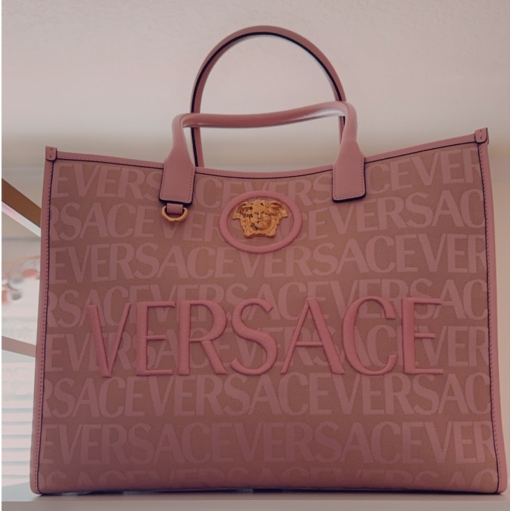 NWT VERSACE allover tote (large)